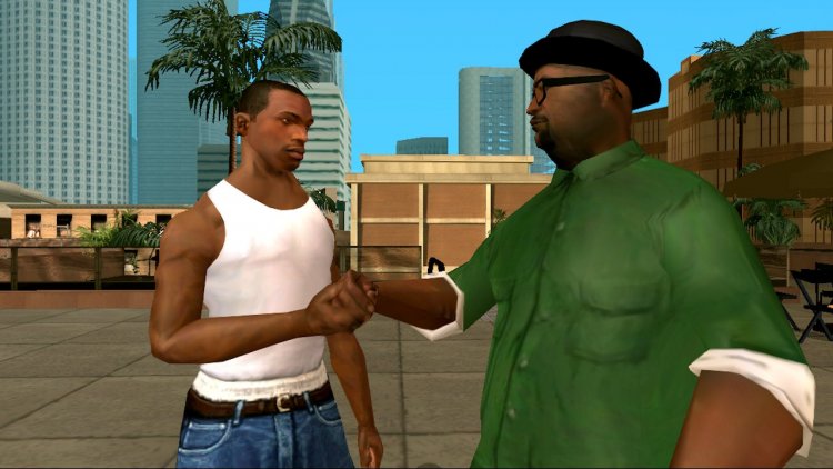 GTA San Andreas с Клео-читами на Андроид